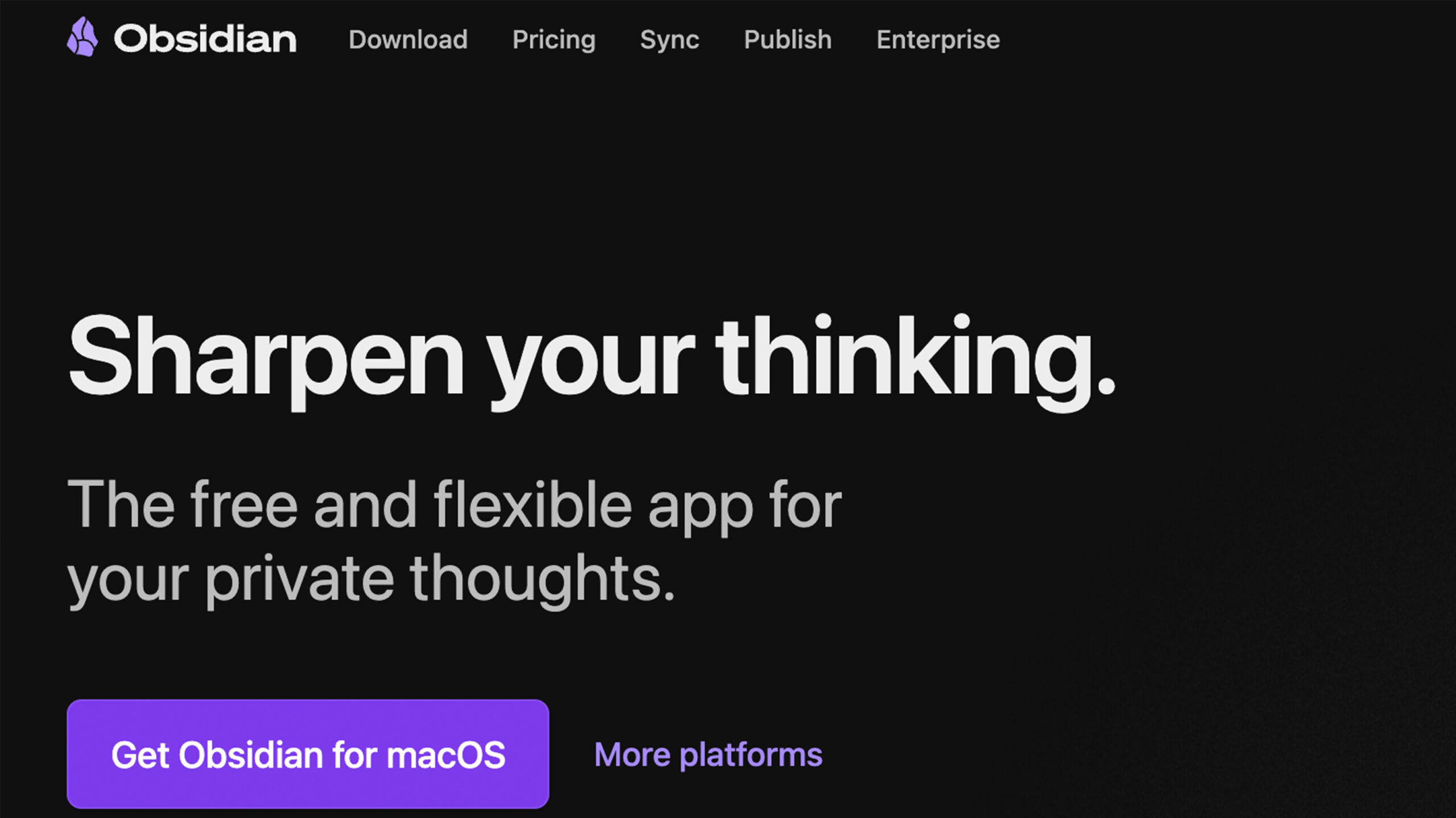 Obsidianのダウンロード場所